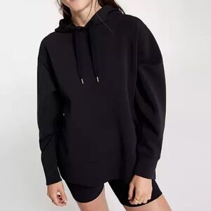NWT CALIA Women's Soft Scuba Oversized Side Slit Hoodie Size:Small